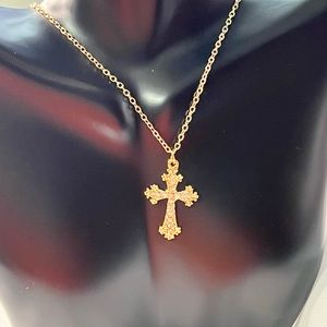 Sparky cross necklace